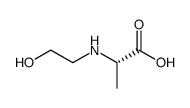 L-Alanine, N-(2-hydroxyethyl)- (9CI) structure