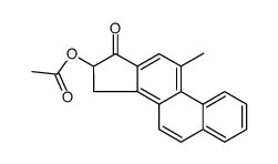 (11-methyl-17-oxo-15,16-dihydrocyclopenta[a]phenanthren-16-yl) acetate Structure