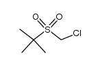 chloromethyl tert-butyl sulfone结构式