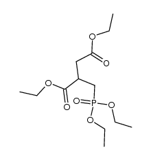 diethyl 2-((diethoxyphosphoryl)methyl)succinate结构式