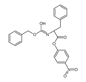 benzyloxycarbonylphenylalanine 4-nitrophenyl ester结构式