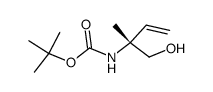 Carbamic acid, [(1R)-1-(hydroxymethyl)-1-methyl-2-propenyl]-, 1,1-结构式