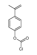 (4-prop-1-en-2-ylphenyl) carbonochloridate Structure