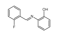 2-(2-fluoro-benzylidenamino)-phenol结构式