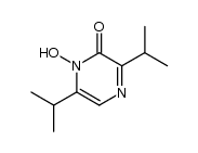 3,6-diisopropyl-2-hydroxypyrazine-1-oxide结构式