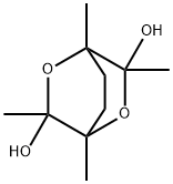 2,5-Dioxabicyclo[2.2.2]octane-3,6-diol, 1,3,4,6-tetramethyl- Structure