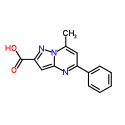 7-Methyl-5-phenylpyrazolo[1,5-a]pyrimidine-2-carboxylic acid结构式