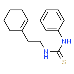1-[2-(cyclohex-1-en-1-yl)ethyl]-3-phenylthiourea structure