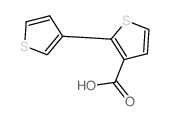 3-Thiophenecarboxylicacid, 2-(3-thienylmethyl)- Structure