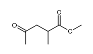 methyl 2-methyl-4-oxo-pentanoate结构式