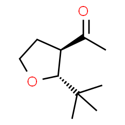 Ethanone, 1-[(2R,3R)-2-(1,1-dimethylethyl)tetrahydro-3-furanyl]-, rel- (9CI)结构式