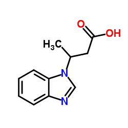 3-BENZOIMIDAZOL-1-YL-BUTYRIC ACID结构式