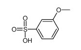 3-甲氧基-苯磺酸结构式