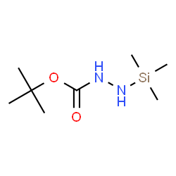 Hydrazinecarboxylic acid, 2-(trimethylsilyl)-, 1,1-dimethylethyl ester (9CI)结构式