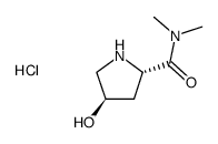 (4R)-4-hydroxyproline-N,N-dimethylamide hydrochloride Structure