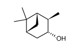 [1S-(1alpha,2alpha,3beta,5alpha)]-2,6,6-trimethylbicyclo[3.1.1]heptan-3-ol结构式