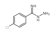 4-CHLORO-BENZENECARBOXIMIDIC ACID, HYDRAZIDE Structure