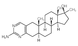 (1s,3as,3br,5as,11as,11bs,13as)-8-amino-1,11a,13a-trimethyl-2,3,3a,3b,4,5,5a,6,11,11a,11b,12,13,13a-tetradecahydro-1h-cyclopenta[5,6]naphtho[1,2-g]quinazolin-1-ol Structure