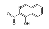 3-nitroisoquinolin-4-ol Structure