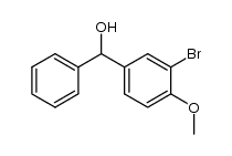 (3-bromo-4-methoxyphenyl)(phenyl)methanol Structure