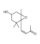 (E)-4-(3-hydroxy-1,5,5-trimethyl-7-oxabicyclo[4.1.0]heptan-6-yl)but-3-en-2-one Structure