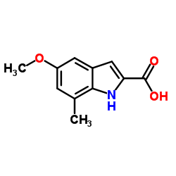 5-Methoxy-7-methyl-1H-indole-2-carboxylic acid Structure
