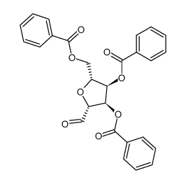 2,5-Anhydro-D-allose 3,4,6-tribenzoate Structure
