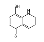 8-sulfanyl-1H-quinoline-5-thione结构式