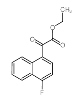 ethyl 2-(4-fluoronaphthalen-1-yl)-2-oxoacetate Structure