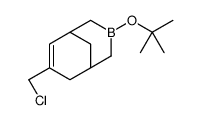 3-(chloromethyl)-7-[(2-methylpropan-2-yl)oxy]-7-borabicyclo[3.3.1]non-3-ene结构式
