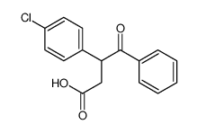 3-(4-chlorophenyl)-4-oxo-4-phenylbutanoic acid结构式