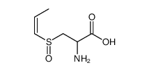 3-[(1E)-1-Propen-1-ylsulfinyl]alanine Structure