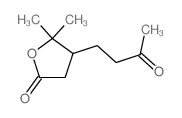 2 (3H)-Furanone, dihydro-5,5-dimethyl-4-(3-oxobutyl)- picture
