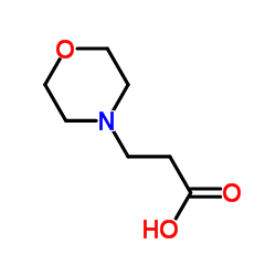 4-Morpholinepropionic acid structure