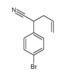 2-(4-bromophenyl)pent-4-enenitrile结构式