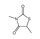 3,5-dimethyl-1,3-thiazolidine-2,4-dione结构式