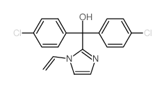 1H-Imidazole-2-methanol,a,a-bis(4-chlorophenyl)-1-ethenyl-结构式