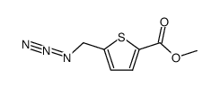 5-azidomethylthiophene-2-carboxylic acid methyl ester Structure
