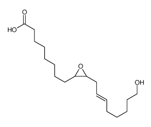 8-[3-(8-hydroxyoct-2-enyl)oxiran-2-yl]octanoic acid结构式