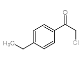 2-氯-1-(4-乙基苯基)乙酮结构式