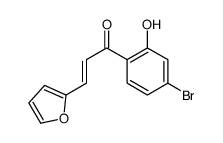 1-(4-bromo-2-hydroxyphenyl)-3-(furan-2-yl)prop-2-en-1-one Structure