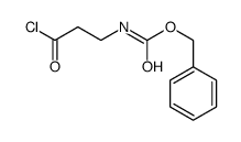 benzyl N-(3-chloro-3-oxopropyl)carbamate Structure