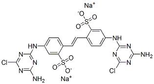 4,4'-Bis(4-amino-6-chloro-1,3,5-triazin-2-ylamino)-2,2'-stilbenedisulfonic acid disodium salt picture