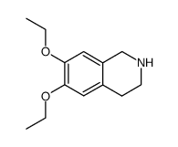 6,7-diethoxy-1,2,3,4-tetrahydroisoquinoline结构式