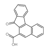 7H-Benzo[c]fluorene-6-carboxylic acid, 7-oxo-结构式