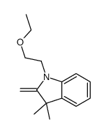 1-(2-ethoxyethyl)-3,3-dimethyl-2-methylideneindole Structure