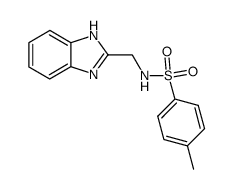 2-(N-p-toluenesulphonylamino)methylbenzimidazole Structure