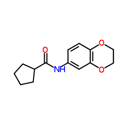Cyclopentanecarboxamide, N-(2,3-dihydro-1,4-benzodioxin-6-yl)- (9CI) picture