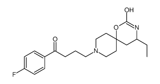 5-Ethyl-9-[3-(p-fluorobenzoyl)propyl]-1-oxa-3,9-diazaspiro[5.5]undecan-2-one结构式
