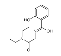 N-[2-(diethylamino)-2-oxoethyl]-2-hydroxybenzamide结构式